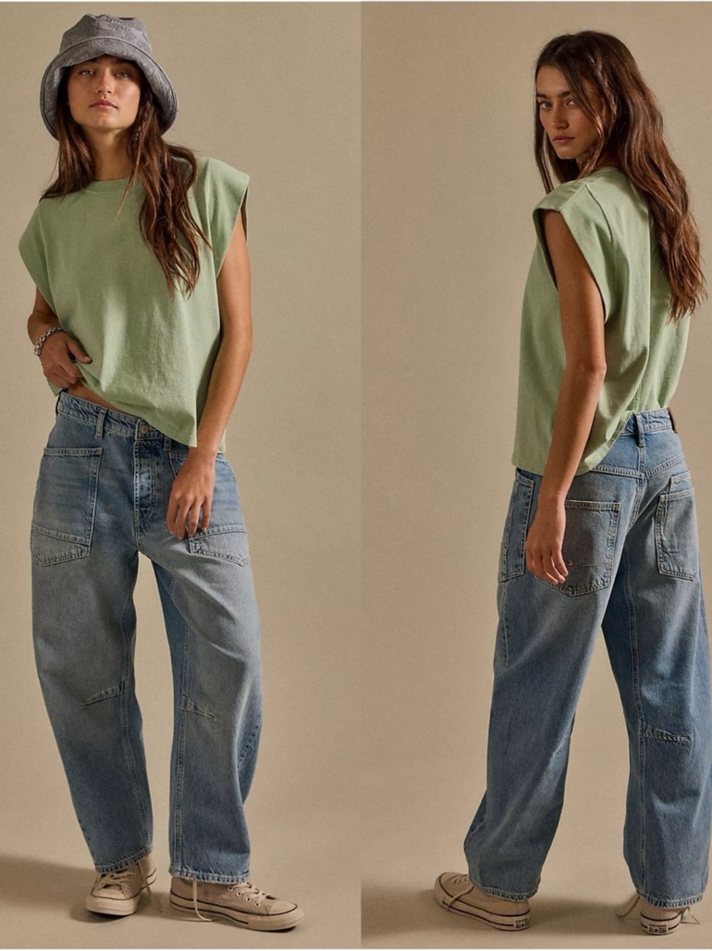 NWOT- We The Free Minimalist Moxie Barrel Jeans